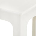 Geneva Console Table - bleached grasscloth corner closeup