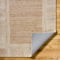 Pembroke Rug with corner folded