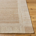 Pembroke Wool Rug on wood floor