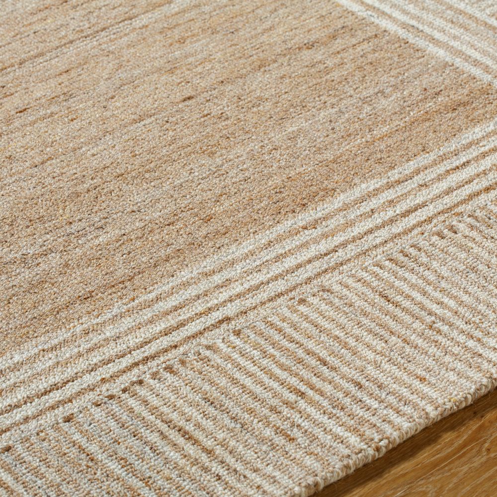 Pembroke Rug stripe border closeup
