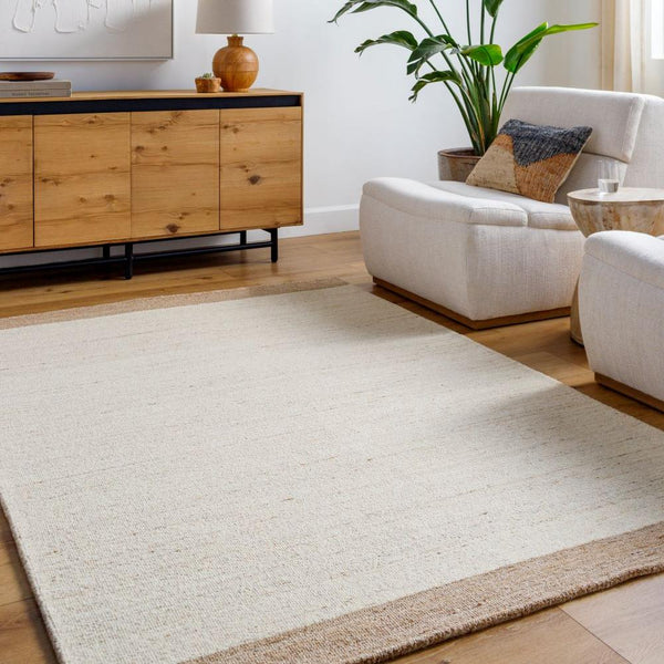 Parkgate Rug styled in living room