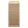Braided Wicker Small Square Pedestal 