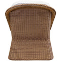 Palm Outdoor Synthetic Wicker Lounge Chair back view