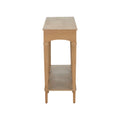 Oslo Cerused Oak Console Table - side view