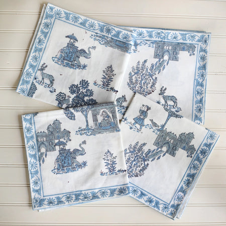 Raj Blue Napkins Set of Four