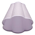 Scalloped White Lamp Shade underside view