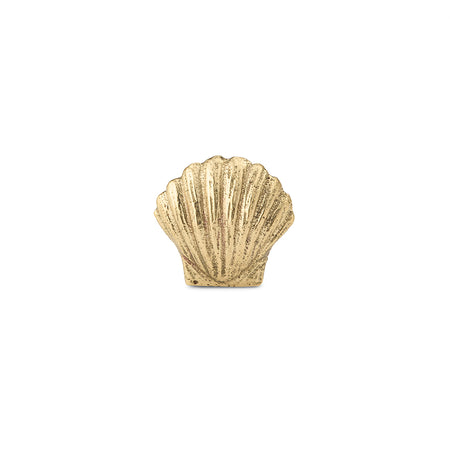 Brass Scallop Shell Placecard Holder