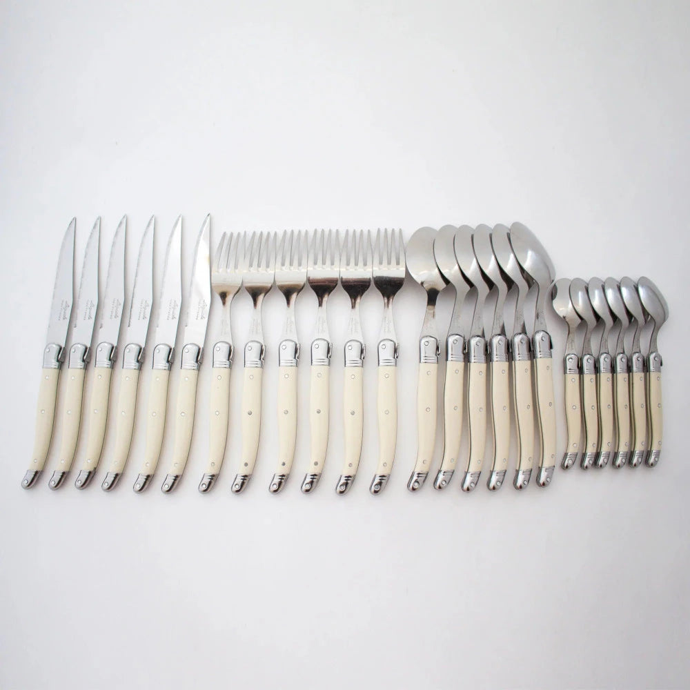 Boxed Laguiole Flatware Set - Set of 24 pieces