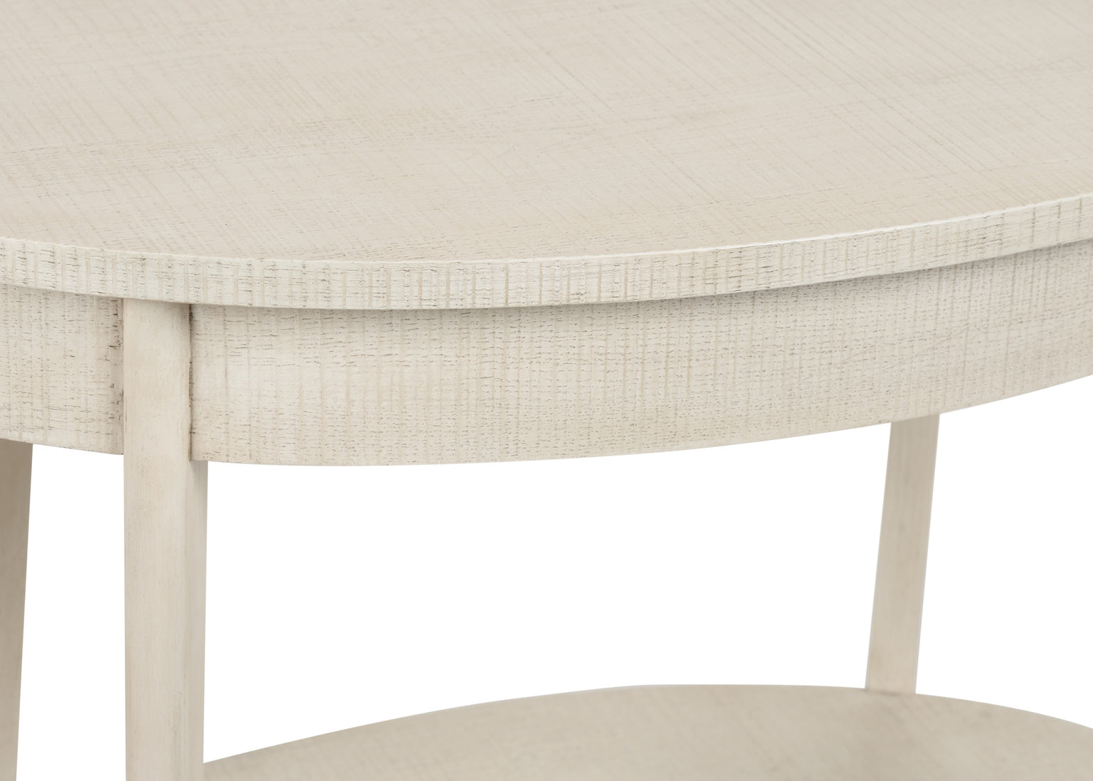 Zolman Side Table - cerused oak side table