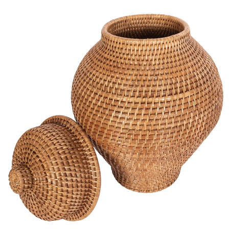 Woven Rattan Ginger Jar from Dear Keaton