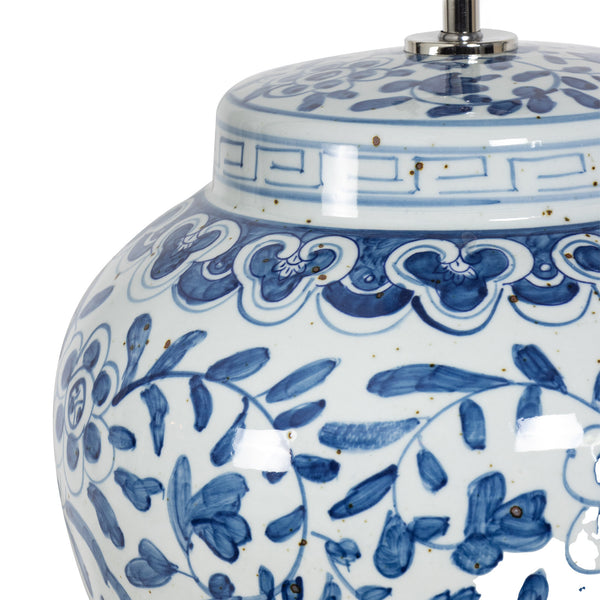 Royal Ceramic Table Lamp Closeup