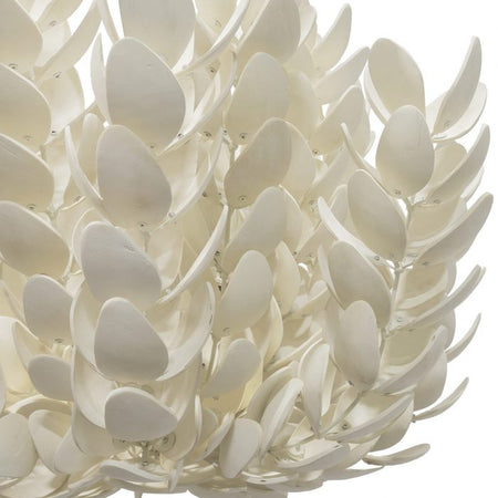 Palecek Coco Magnolia Pendant Chandelier Beaded Petal Closeup