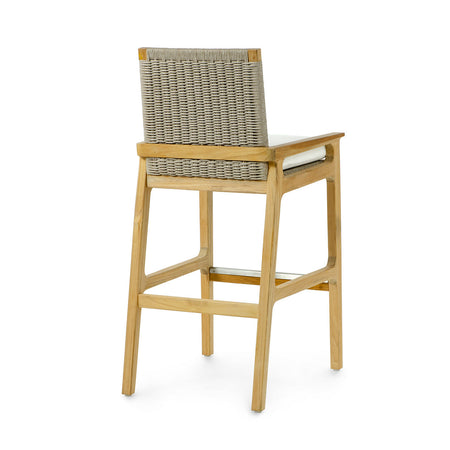 Delmar Oudoor Bar Stool Back View