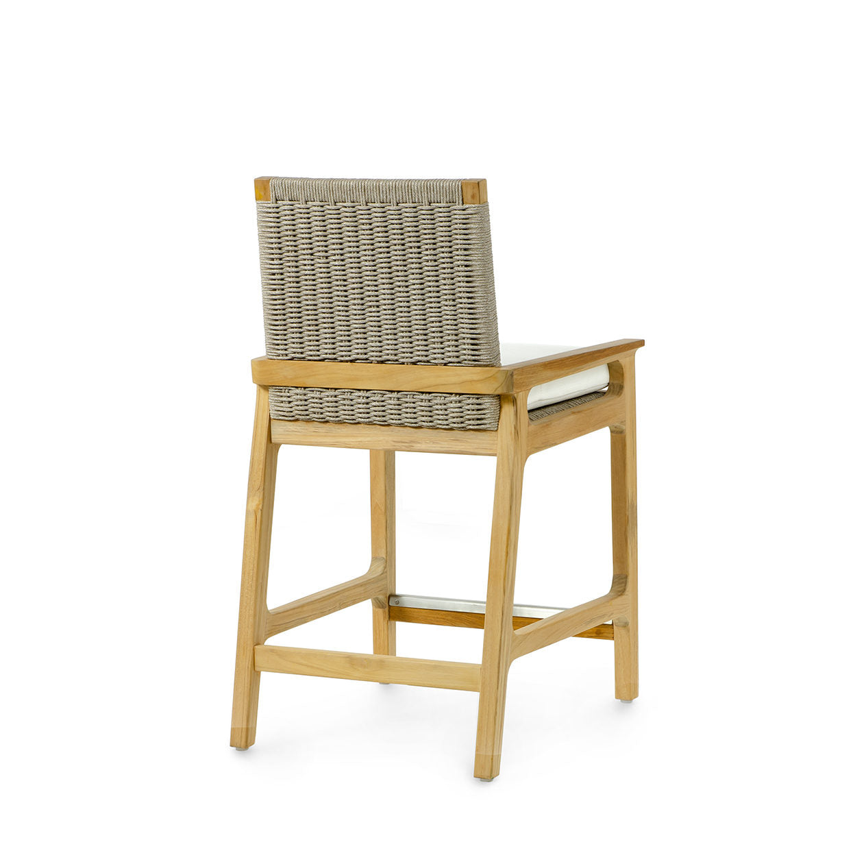 Delmar Outdoor Counter Stool Back View