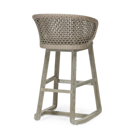 Laguna Outdoor Bar Stool Back View