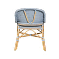 Set of Two Newport Coastal Blue Chairs - Back View