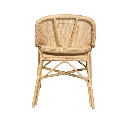 Set of Two Newport Natural Chairs Back View