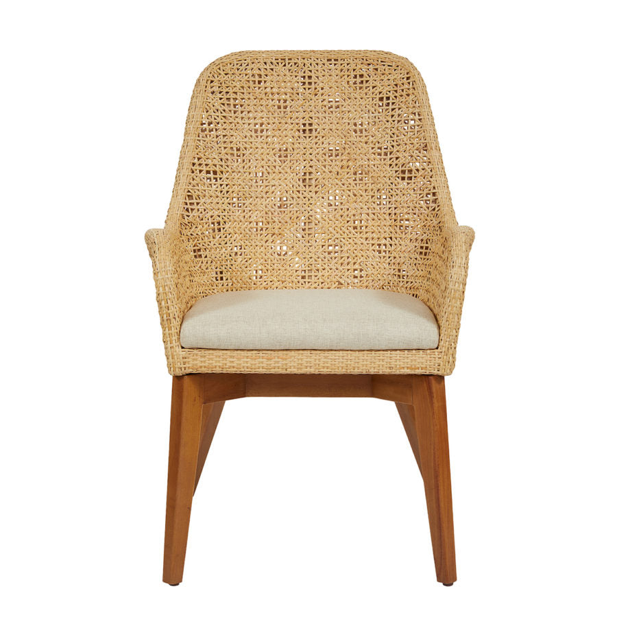 Amir Arm Chair - Shop Rattan Dining Chairs - Dear Keaton