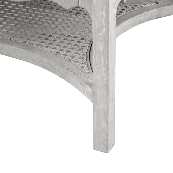 Alice Soft Grey Side Table Leg Detail