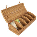 Wicker Tea Storage Box - Dear Keaton