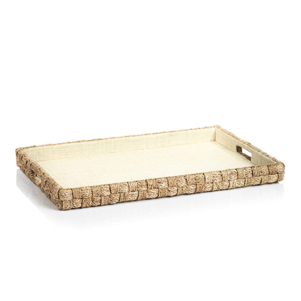 Abaca Woven Rope Coffee Table Tray