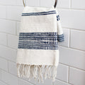 Aden Navy Stripes Hand Towel Styled