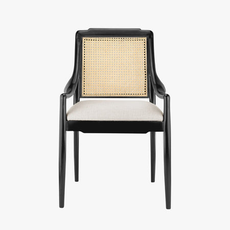Aiden Black Arm Chair
