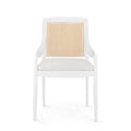 Aiden White Arm Chair