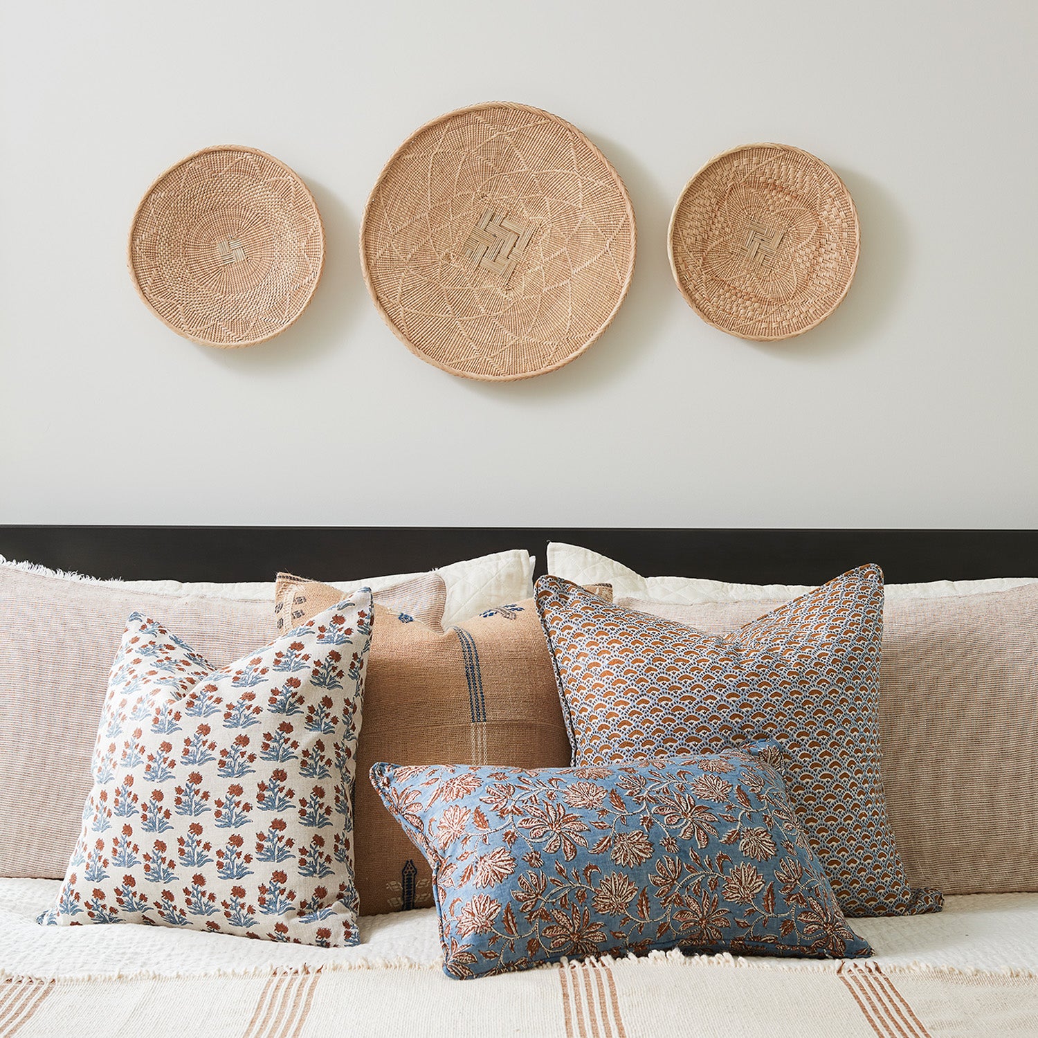 Tonga Filigree Wall Baskets Styled