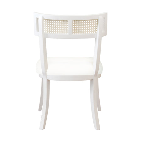 Alexa White Chair Back View
