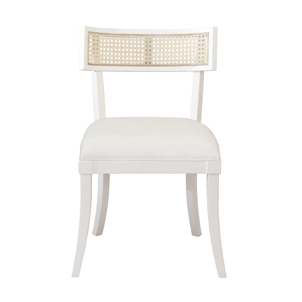 Alexa White Chair Front View