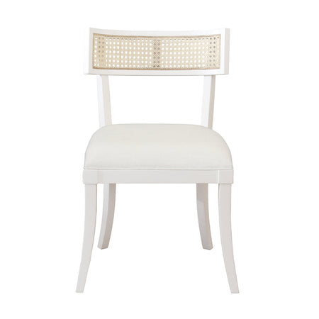 Alexa White Chair Front View