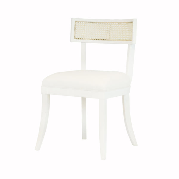 Alexa White Chair Angle