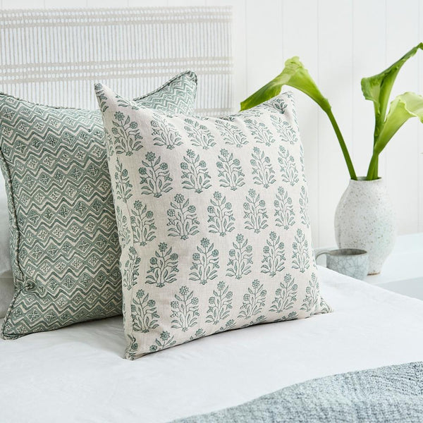 Amer Celadon Pillow Cover Styled