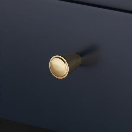 Andrea Midnight Side Table Hardware