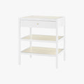 Andrea White Side Table