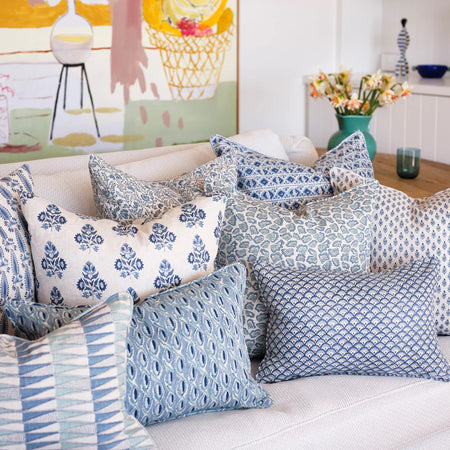 Ankara Riviera Pillow Cover Styled 2