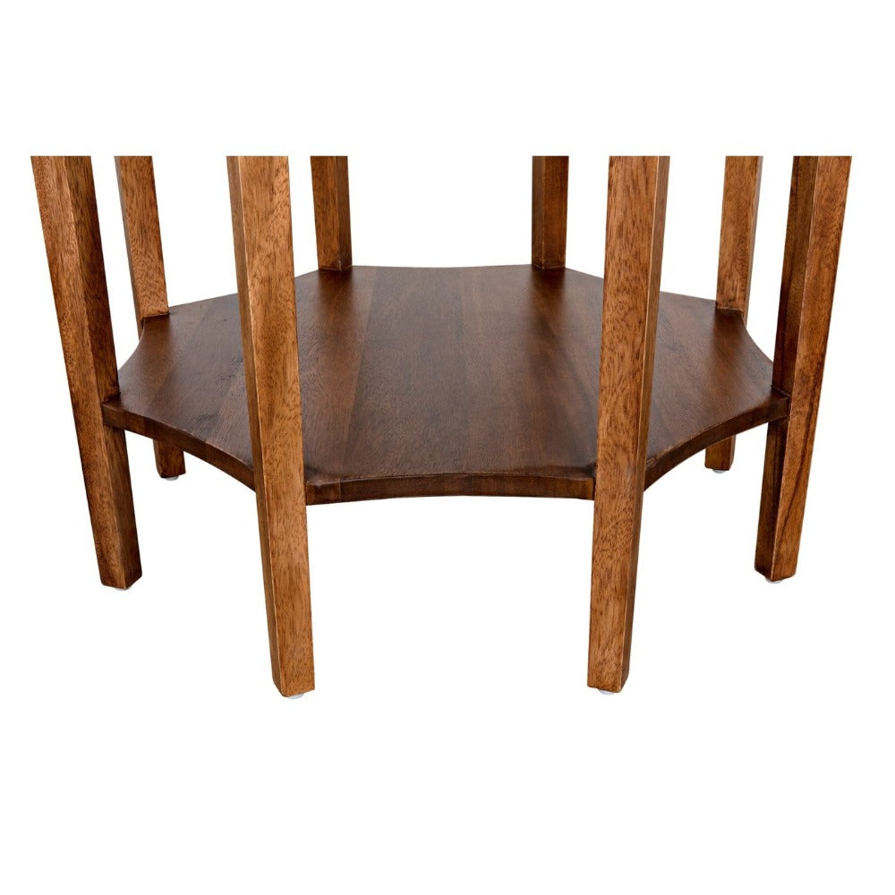 Ariana Walnut Side Table Alternate View