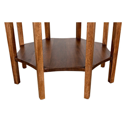 Ariana Walnut Side Table Alternate View
