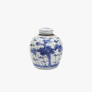 Blue and White Mini Jar