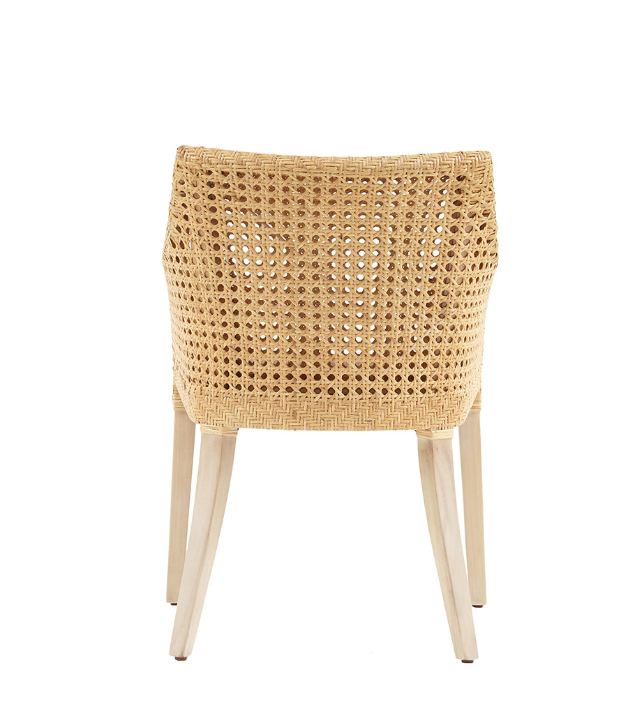 Byron Cane Arm Chair Back View