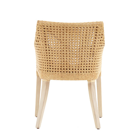 Byron Cane Arm Chair Back View