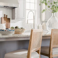 Beatrice Counter Stool Styled in Kitchen - Dear Keaton