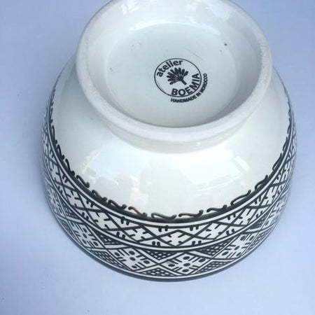 Black Just Right Serving Bowl Bottom