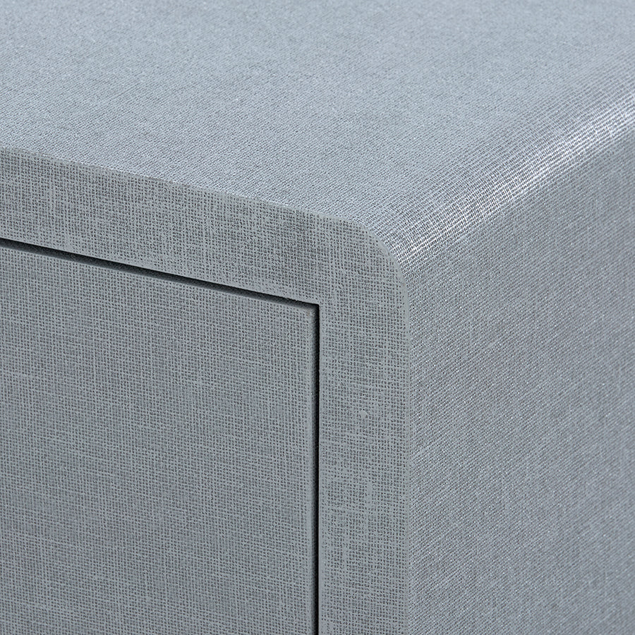 Blaine Grey Linen Dresser Detail Shot