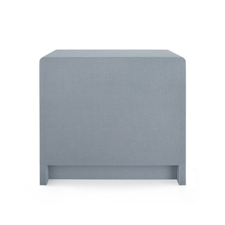 Blaine Grey Linen Nightstand Back