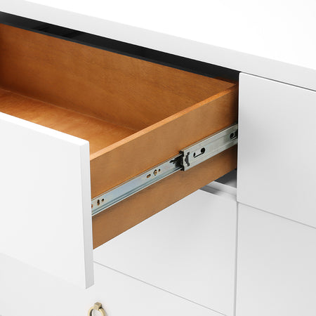 Blaine White Dresser Drawer Detail