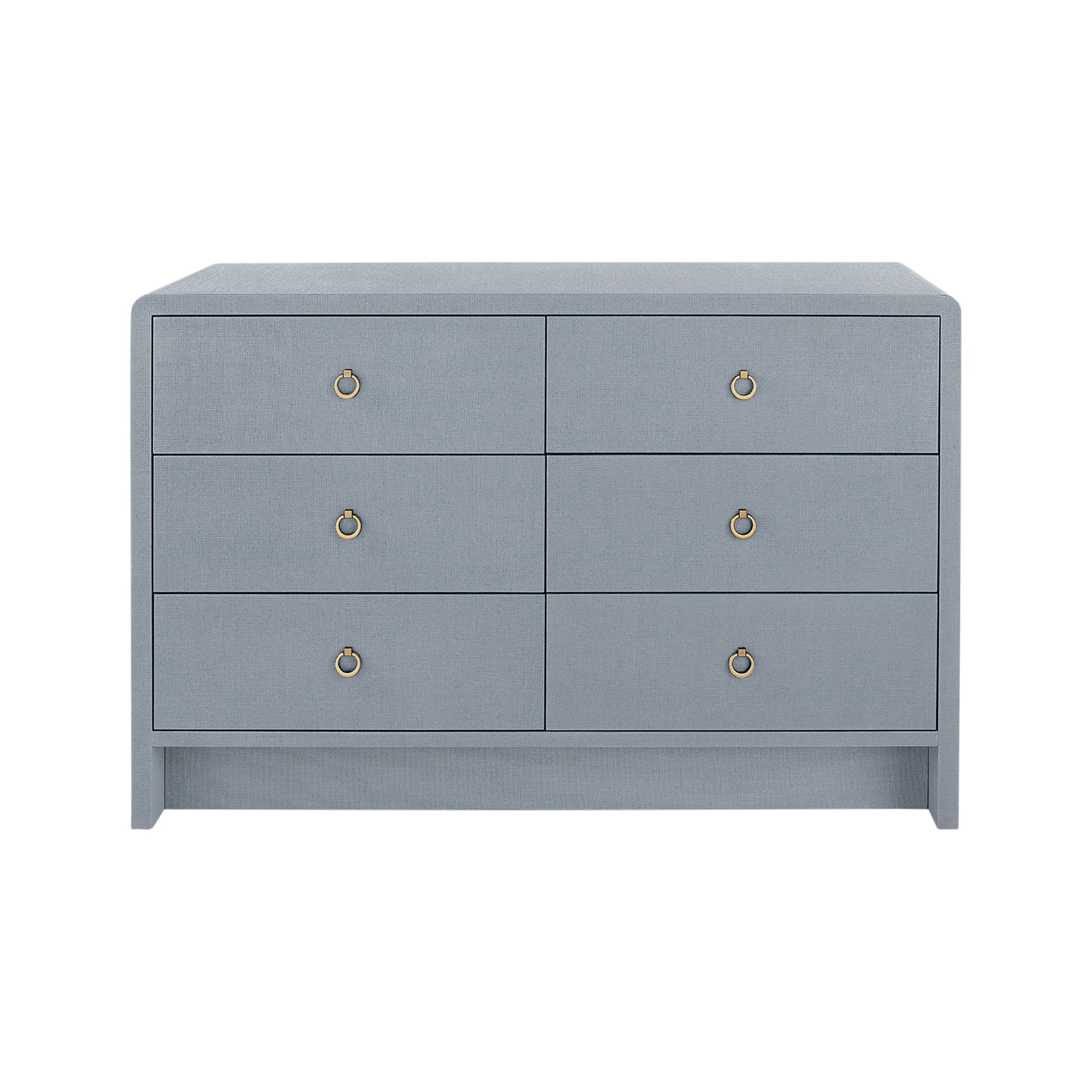 Blaine Blue Grey Textured Linen Dresser From Dear Keaton