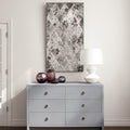 Blaine Textured Linen Grey Dresser Styled