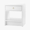 Blaine White Side Table